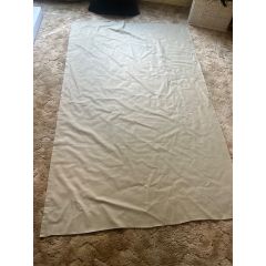 56” x 87” JC Tritoon New Light Beige Vinyl Remnant - SOLD