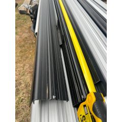 73" Black OEM Deck Edge with Center Groove