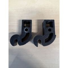 Recycled Bentley Bimini Frame Black Aluminum Mounting Hook, sold separately