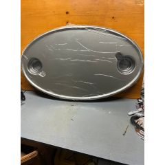Oval Silver TableTop & 27” Leg Kit