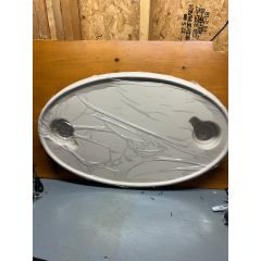 Oval Beige TableTop & 27” Leg Kit