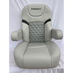 Crest 29” Luxury Fusion Dark Gray Classic, Captain Recliner - BLACK FRIDAY SALE