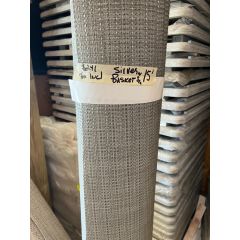 Gray Basket Weave Vinyl Floor Covering 15’ x 8’6