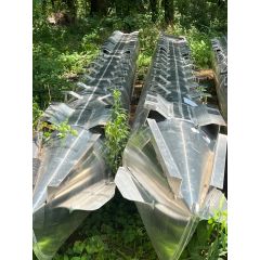 (#4) Single Heavy Duty Pontoon Starboard Log 25.7 ft L x 26” D with Strake, Scratches