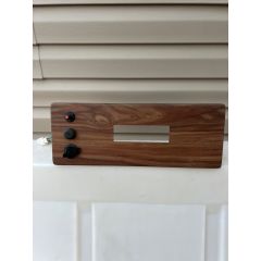 Smoker Craft Woodgrain Inset with Key, Kill Switch, AC Port